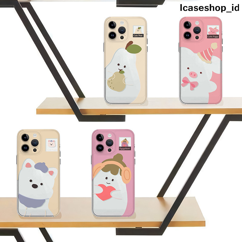 SOFTCASE สําหรับ IPHONE X XS XR XS MAX 6 6G 6S 7G 8G 11 12 13 MINI PLUS PRO PROMAX FRUITMAL MOTIF CO