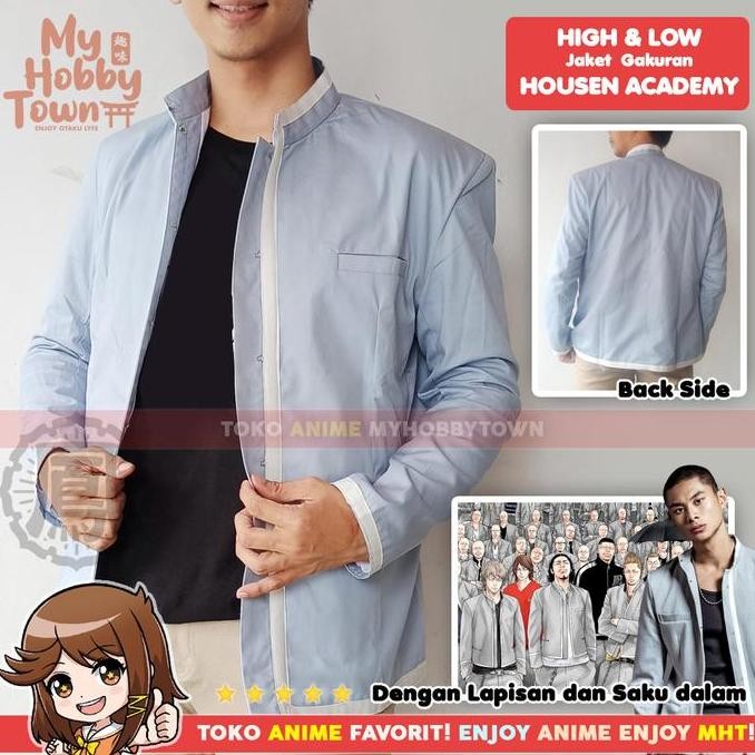 เสื้อแจ็คเก็ต Anime Gakuran Crows Zero Worst Housen Academy คอสเพลย์