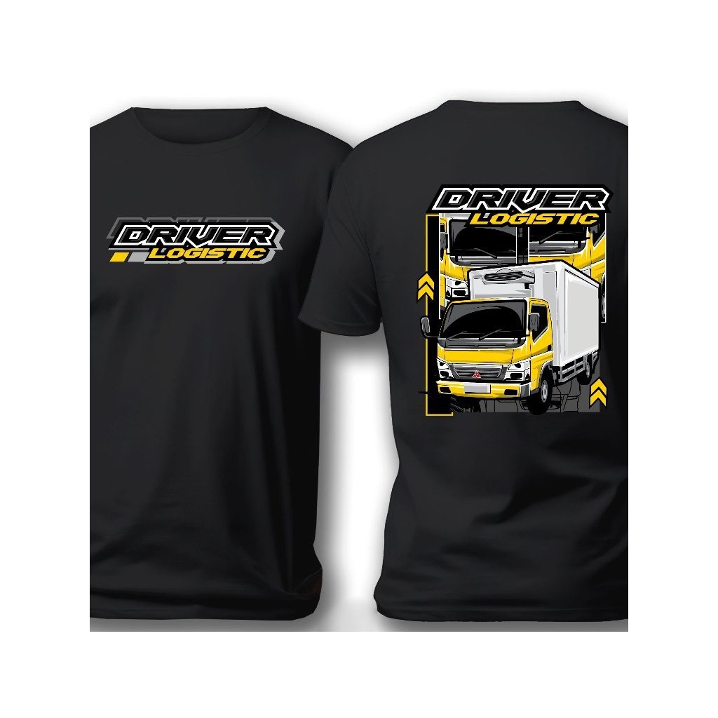 LOGISTIC DRIVER Truck T-shirt / LOGISTIC DRIVER Truck Distro T-shirt / Top / เสื้อยืดผู้ชายและผู้หญิ