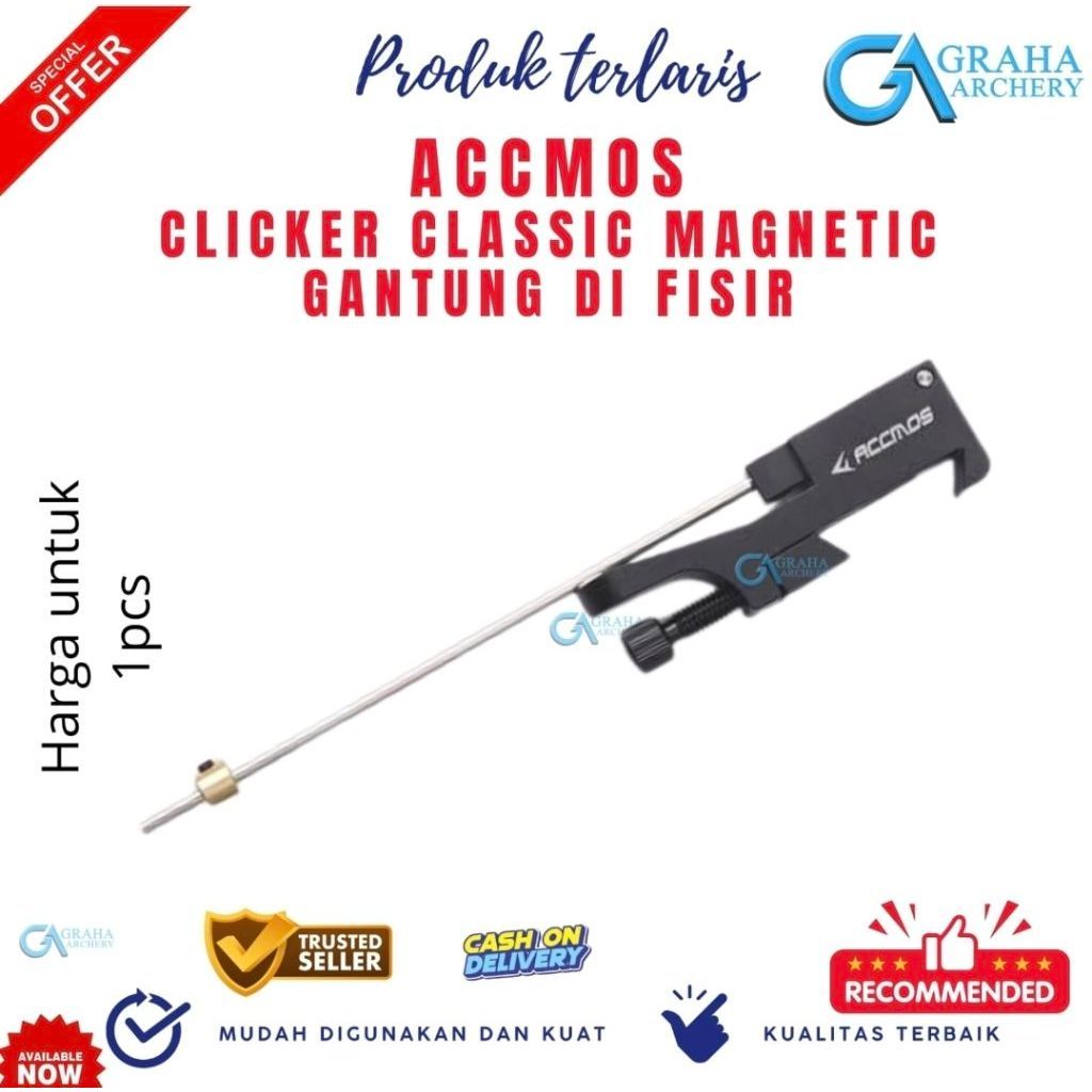 ACCMOS CLICKER ที่แขวนแม่เหล็กคลาสสิกในร้านขายยา | คลิกเซอร์ BOW ARCHERY
