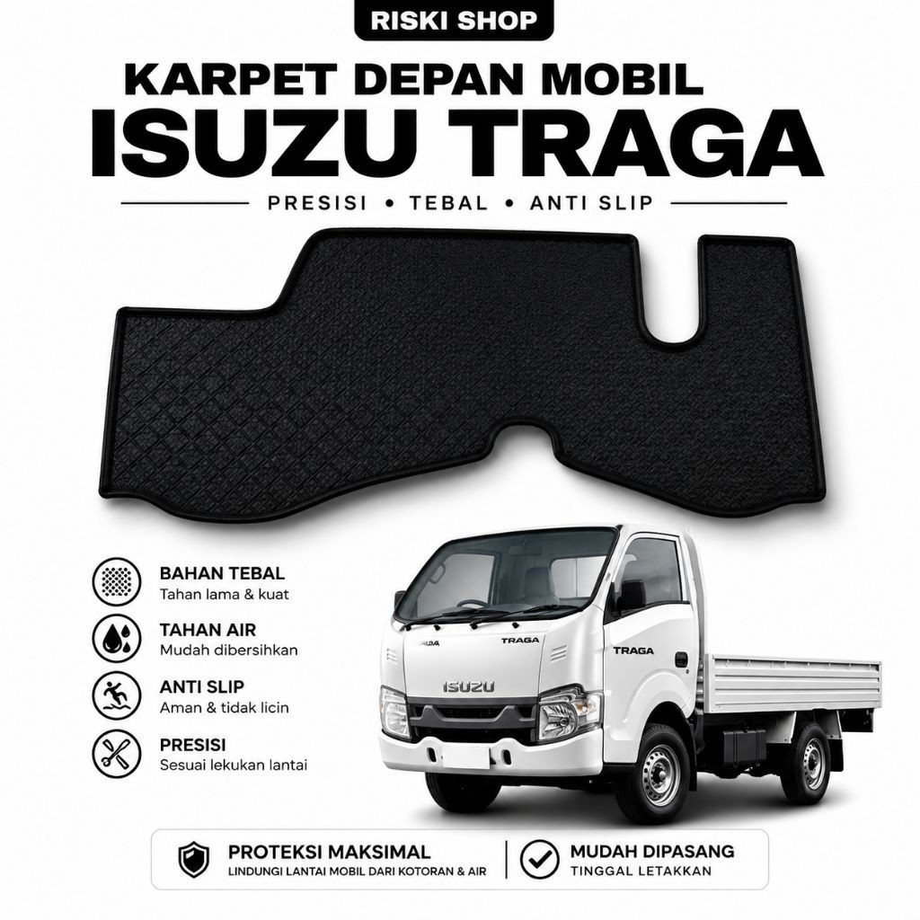 พรมปูพื้นรถยนต์ Isuzu Traga Front Only