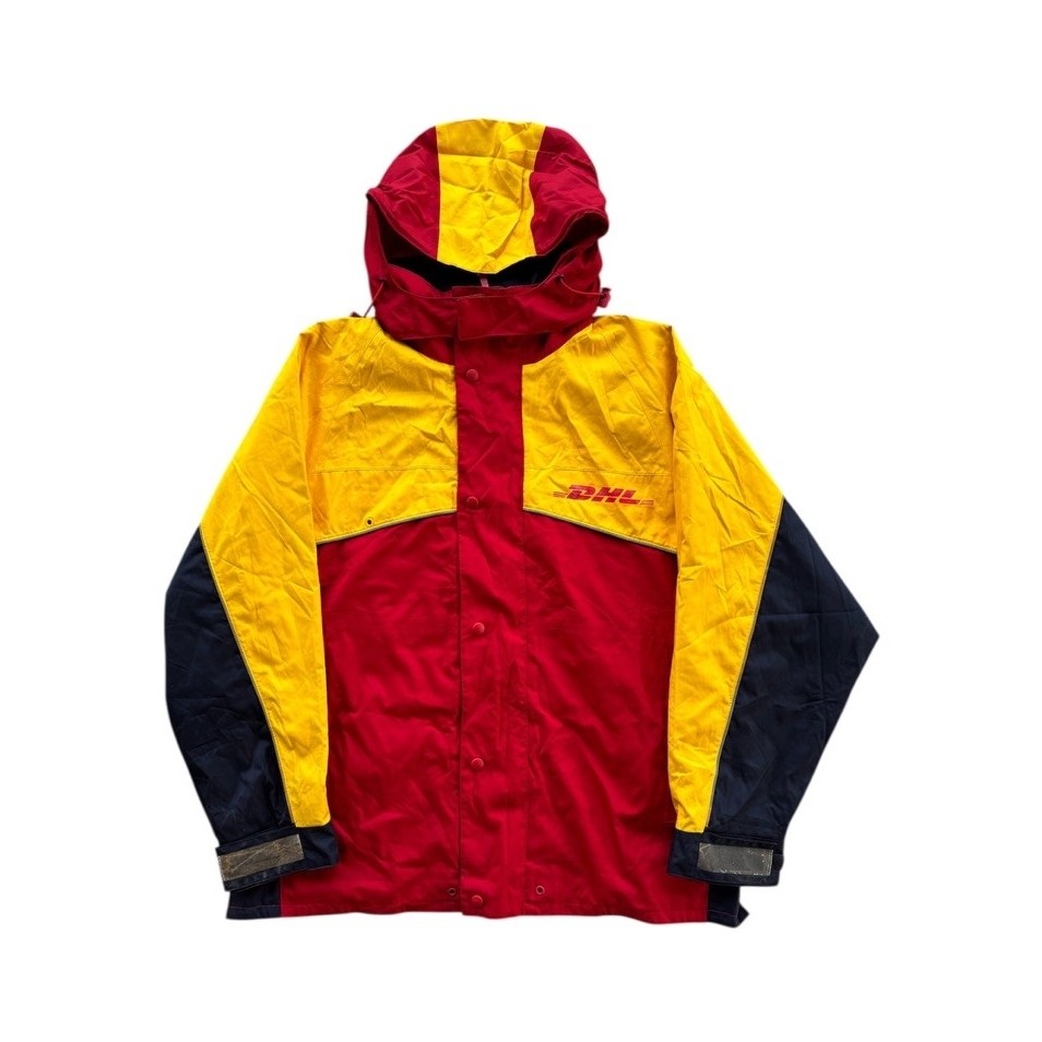 เสื้อแจ็คเก็ต Dhl วินเทจ