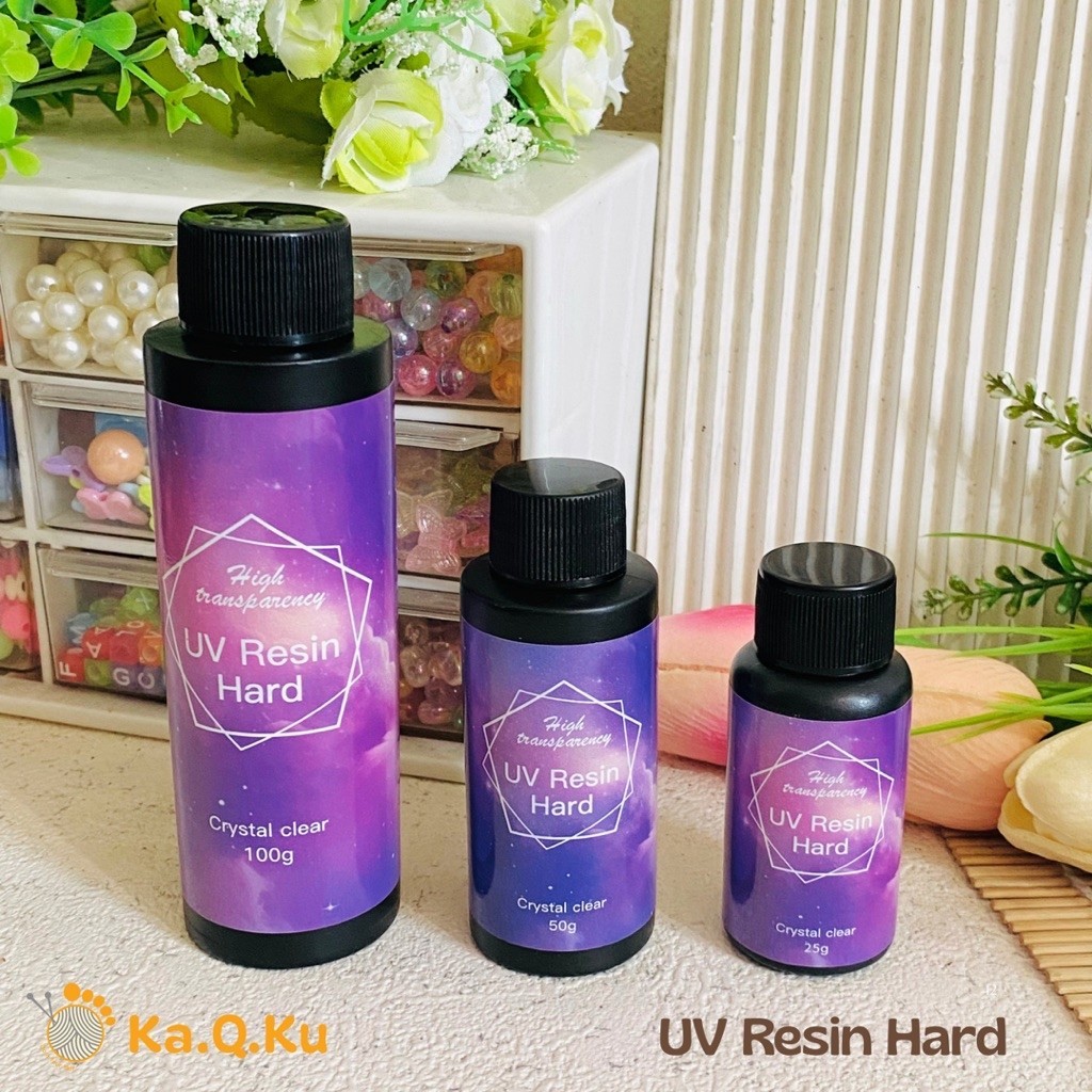 100 กรัม CLEAR UV RESIN / HARD UV RESIN / HARD UV RESIN GLUE