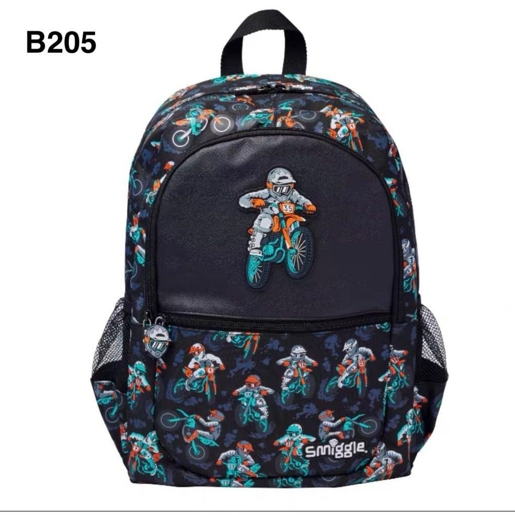 MOTORCROSS กระเป๋าเป้นักเรียนประถม ขนาด 30x13x42cm