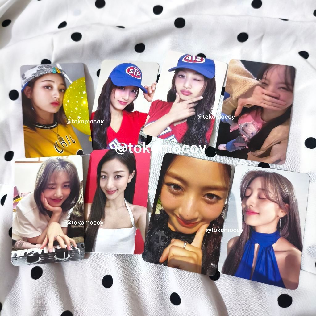 PC PHOTOCARD สองครั้งอย่างเป็นทางการ JIHYO NAYEON POPIPO LABNOSH ZONE FANCLUB ONCE 4TH ALBUM SEASON 