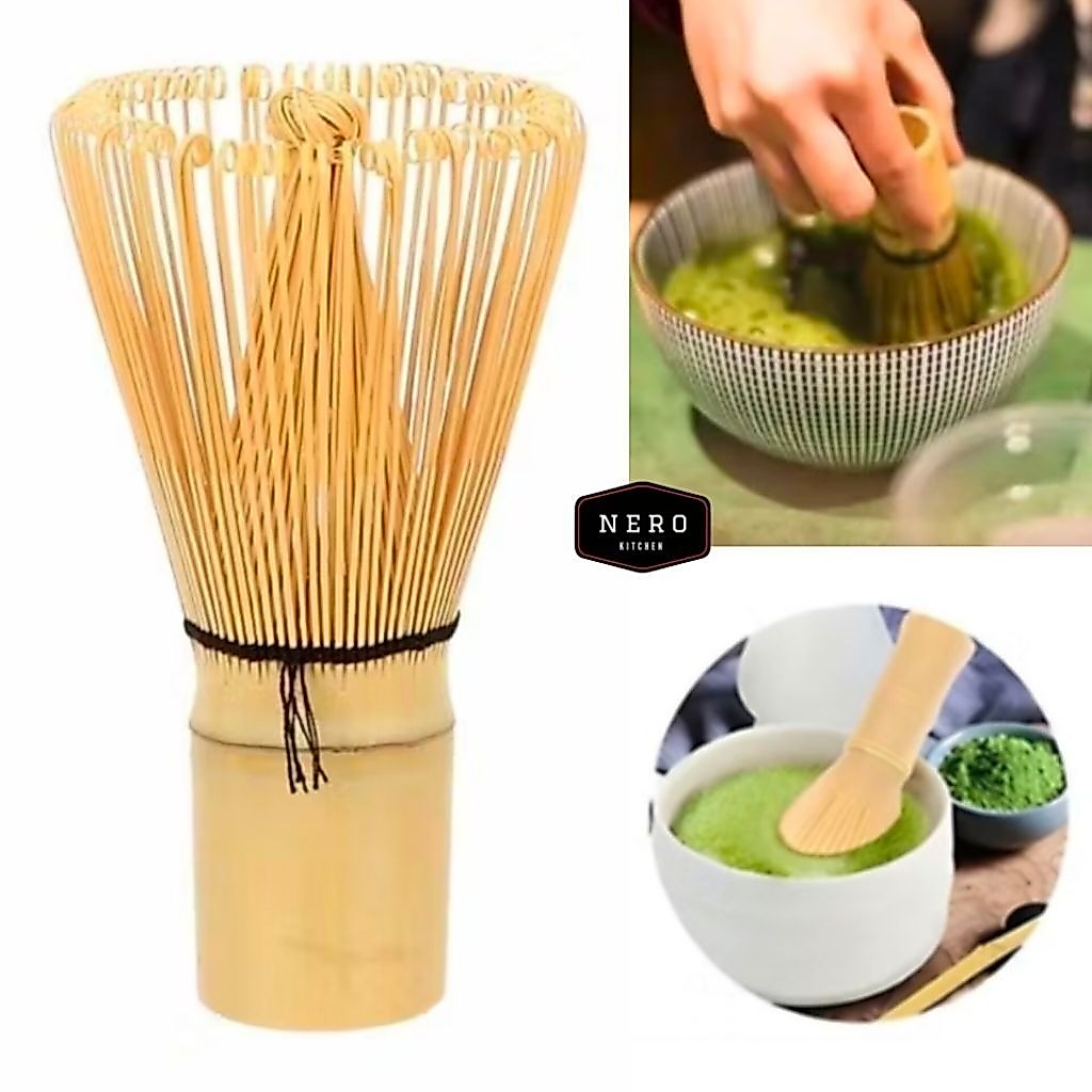 HIJAU Matcha Whisk Chasen Matcha Bamboo Chasen Bamboo Whisk Bamboo Matcha Stirrer ชาเขียวกวน 100 ง่า