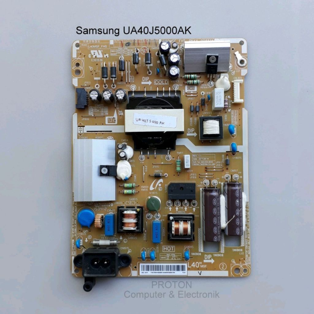 MESIN Samsung UA40J5000 UA40J5000AK UA40J5000AK UA40J5200 UA40J5200AK UA43M5100 UA43M5100AK UA43M510