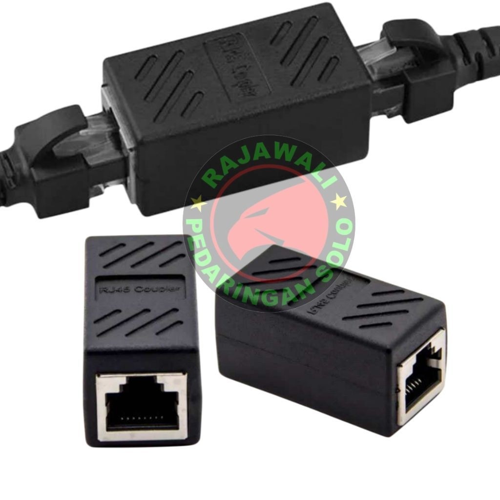 Cat 5 Cat 6 LAN Cable Barrel Connector - การเชื่อมต่อสายเคเบิล Lan
