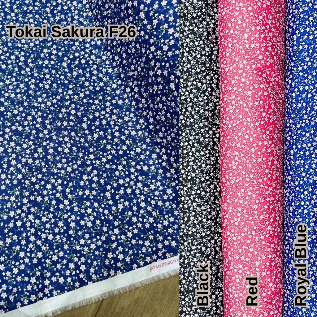 KATUN TOKAI SAKURA COTTON F26 & TOKAI TULIP COTTON F2607 (ราคาต่อ 50cm)
