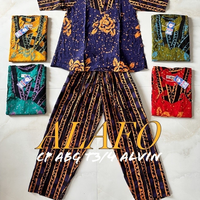 ชุดคืนที่ใส่สบาย CP ABG T3/4 BATIK ALVIN CITAK PART 2