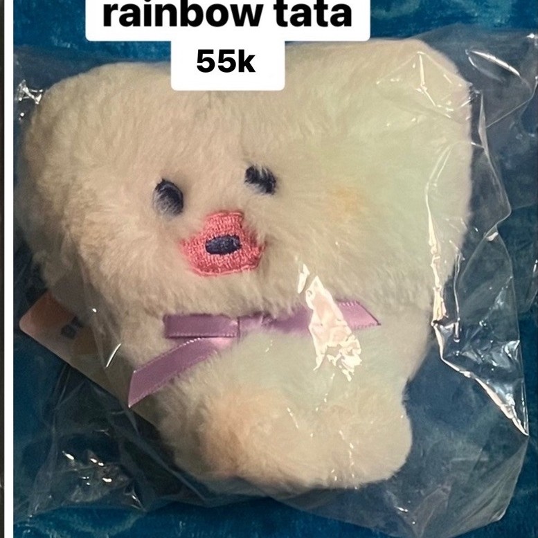 Bt21 Tata Official Keyring Bagcharm Rainbow
