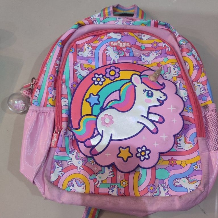 Smiggle Backpack for Girls with unicorn Image New