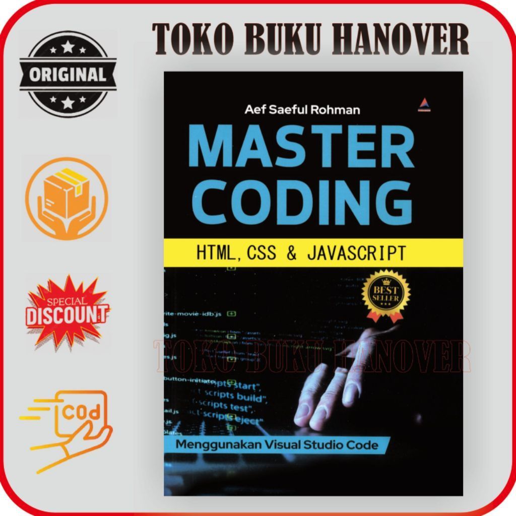 หนังสือ Master Coding HTML, CSS & Javasript: โดยใช้ Studio Core Visula - Aef Saeful Rohman