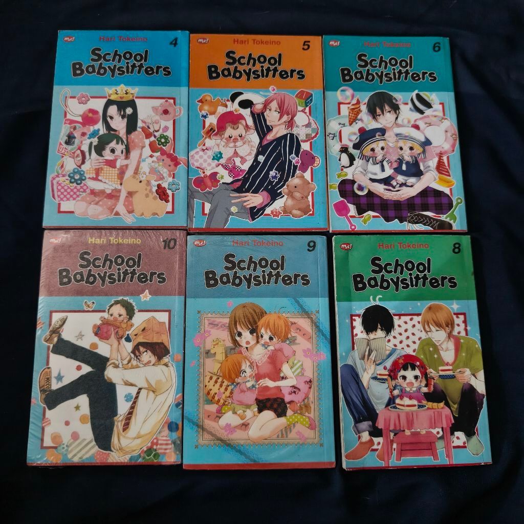 Used School Babysitters Comics 1-13 ติดตั้งโดย Hari Tokeino (Gakuen Babysitters)