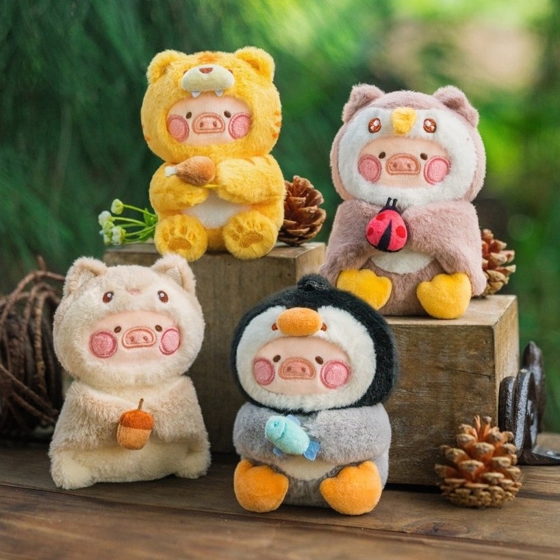 LULU THE PIGGY Animal Party Vol. 2 - พวงกุญแจตุ๊กตาฮักกี้