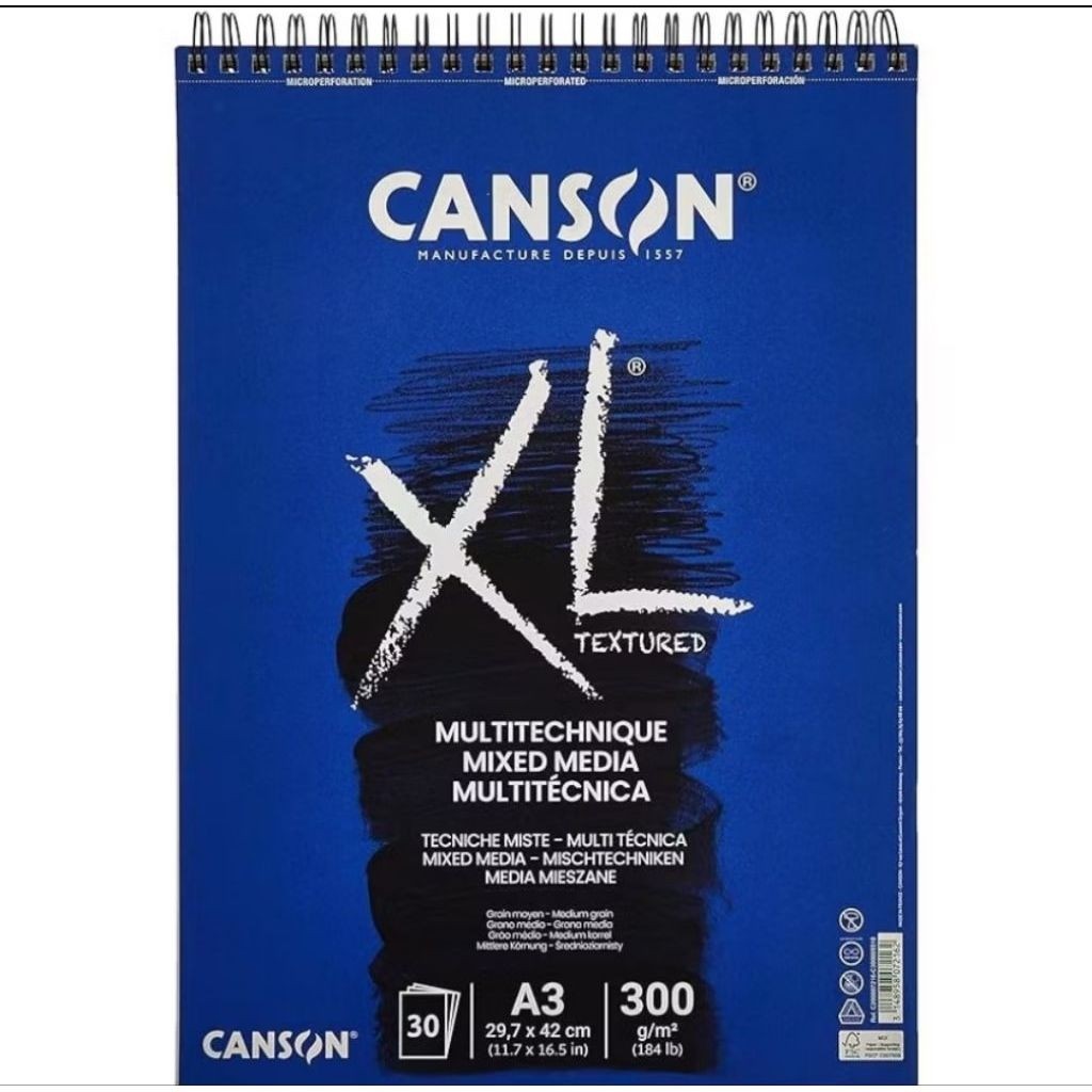 Canson Mix Media XL A3 ขนาด 30 แผ่น Sketch Book