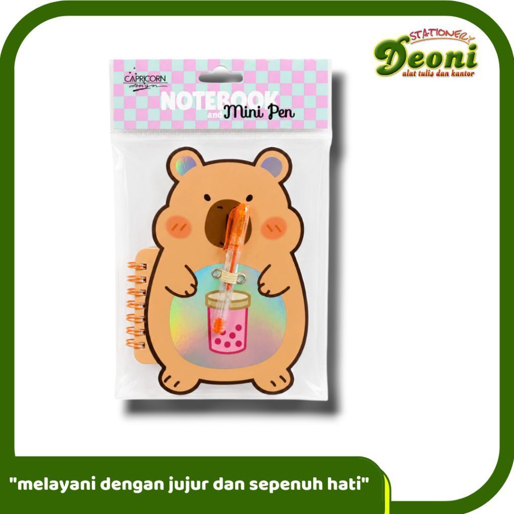 CAPRICORN Notebook Mini Pen A6 Capbara CP002T