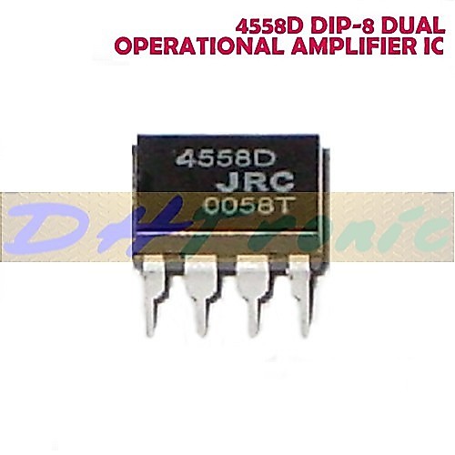 IC Op-Amp JRC4558 / IC JRC4558D / JRC4558 / JRC 4558 / 4558D DIP-8 DUAL OPERATIONAL AMPLIFIER IC