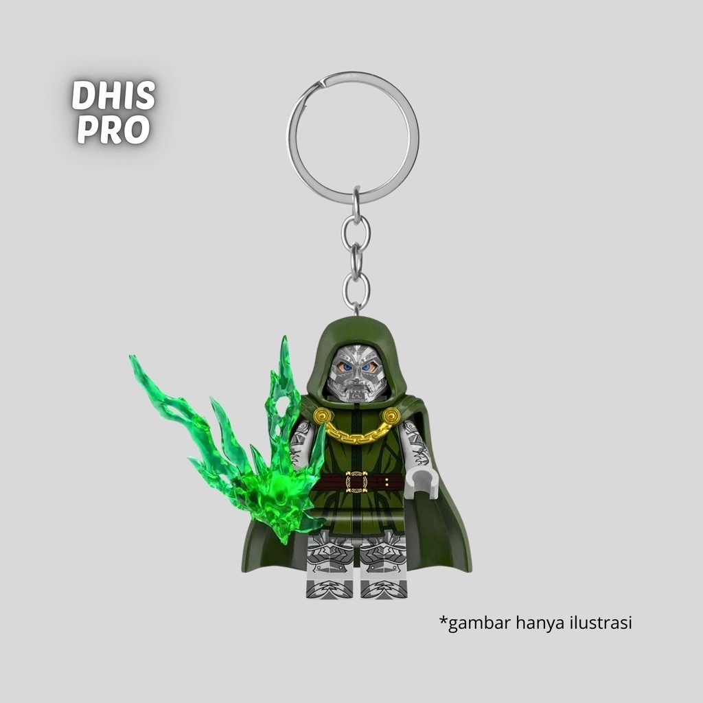 GANTUNGAN Dhis Project พวงกุญแจรูป Dr Doom Avengers Doomsday Marvel