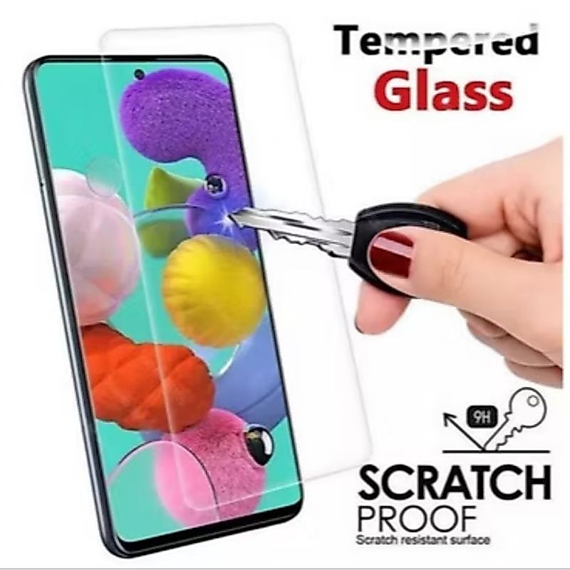 LAYAR AS -กระจกนิรภัยใส SAMSUNG M32 M33 M35 M40 M42 M51 M52 M53 M54 M55 M62 Anti-Scratch Clear Glass