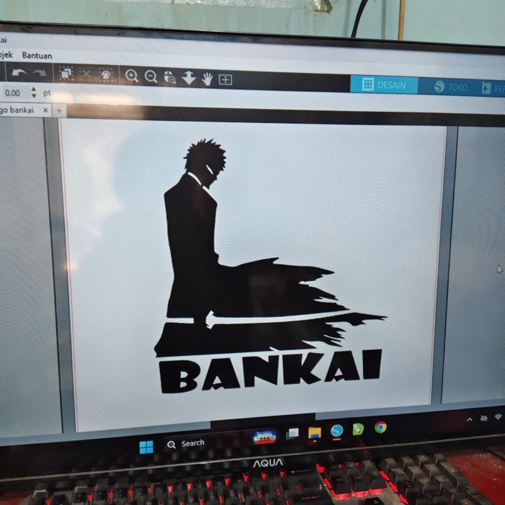 สติ๊กเกอร์ ICHIGO BANKAI, สติ๊กเกอร์ตัดโลโก้ที่กําหนดเอง COOL
