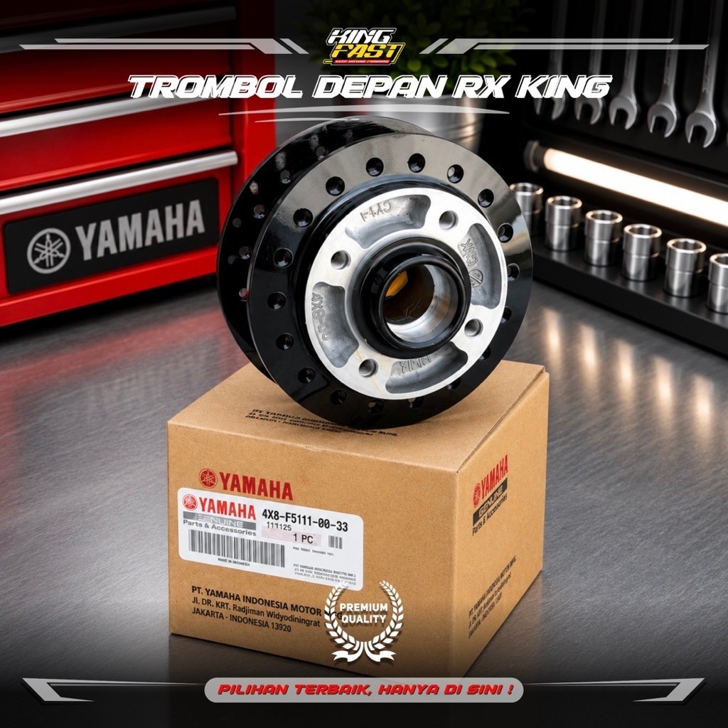 ล้อหน้า DRUM RX KING RXK RXS YT115 ORIGINAL YAMAHA 4X8-F51-001-33