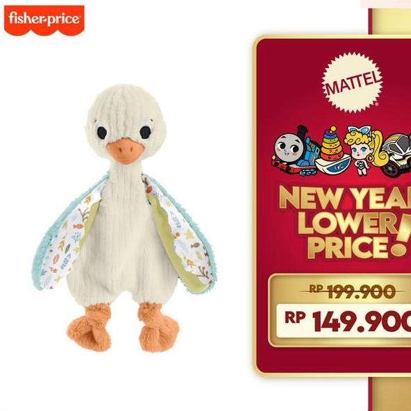 ของเล่นเพื่อการศึกษา Fisher Snuggle Up Goose สําหรับเด็ก