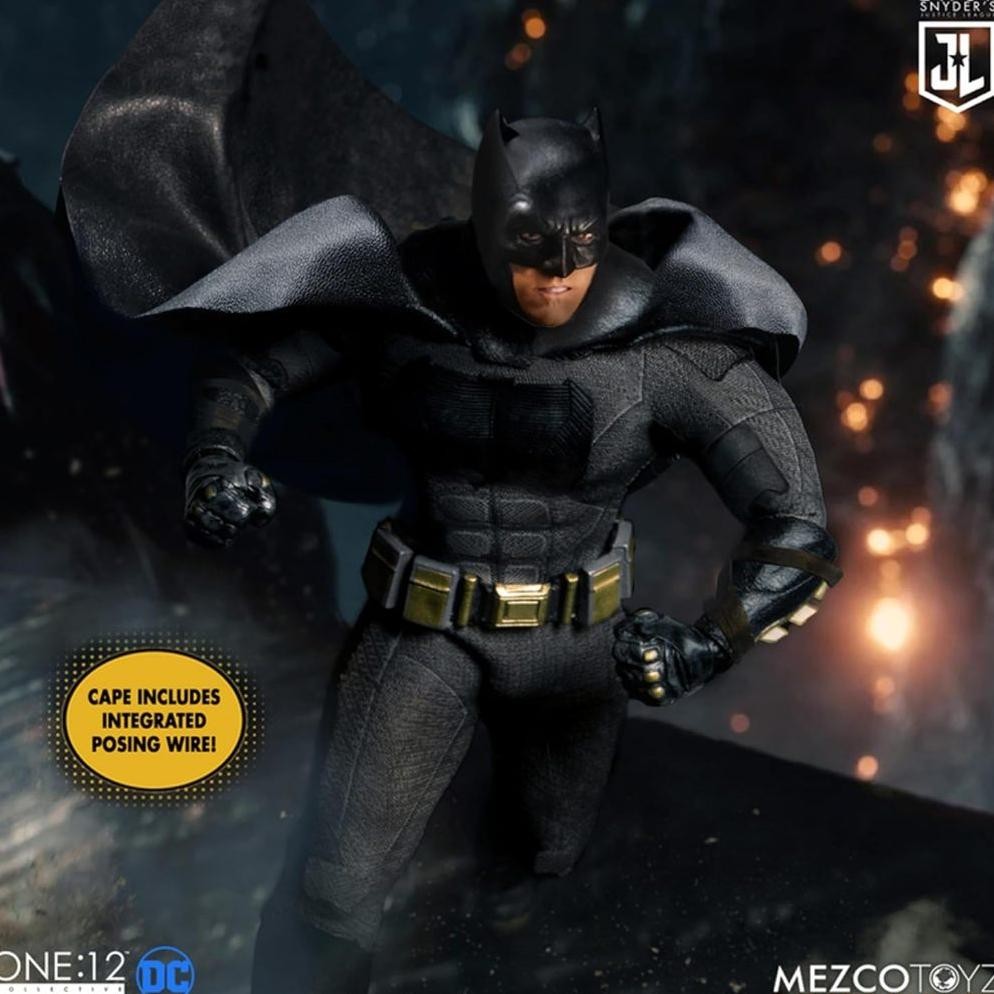 MEZCO ZACK SnyderS JUSTICE LEAGUE 1/12 DELUXE กล่องเหล็กชุด 15-17 ซม.รูปผลิตภัณฑ์ต้นฉบับ