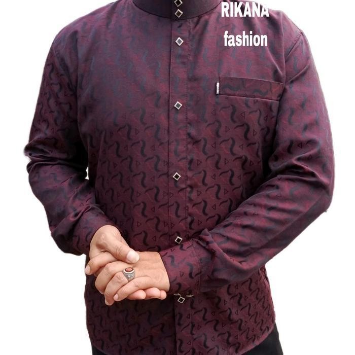 KEMEJA ZY kemko Sulltan jaguar Koko เสื้อเชิ้ต เสื้อเชิ้ตผู้ชายที่ดีที่สุด เสื้อเชิ้ตสีดํามุสลิม