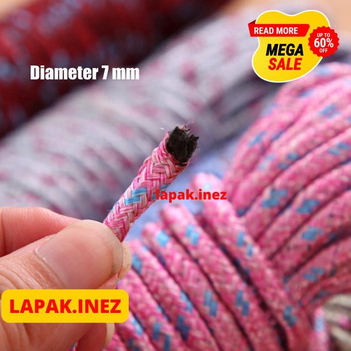 NYLON ROPE NYLON CLOTHESLINE METER HANGING ROPE TRAVEL ROPE MATERIAL BY INEZ COLLECTION