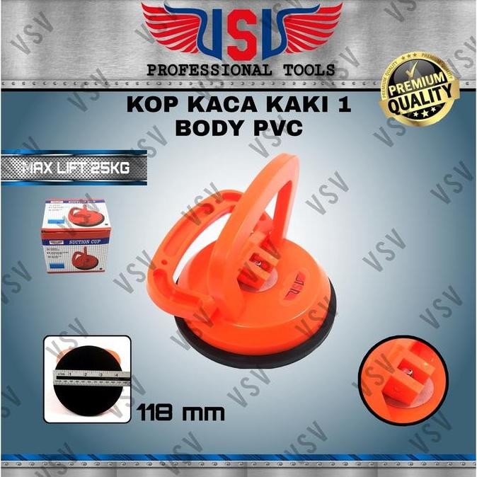 VSV แม่เหล็กดูดกระจก PVC 1 Jaw VSV 1 ถ้วยแก้วเท้า VSV