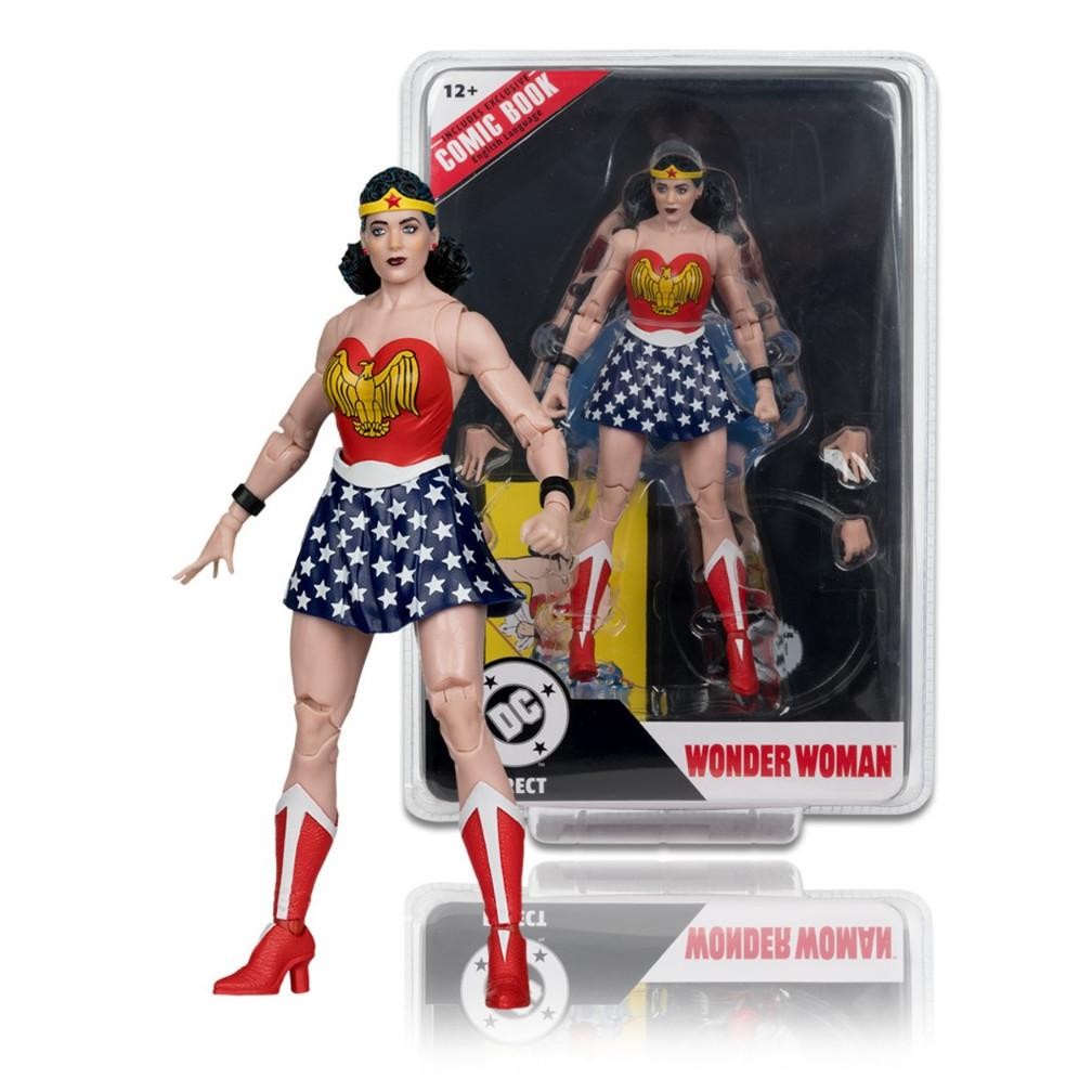 ต้นฉบับใหม่ MCFARLANE ของเล่น WONDER WOMAN (DC PAGE PUNCHERS: WONDER WONDER WOMAN 1) 7" รูปไม่รวมของ