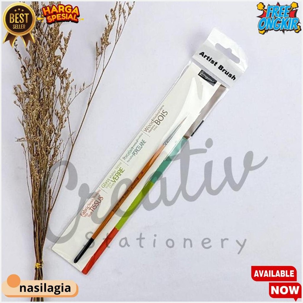 Giorgione Paint Art Brush G-1010 Size 0000 00 0 1 สินค้าเดิม