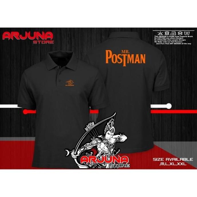 DI7 - เสื้อโปโล / เสื้อโปโล POST MAN INDONESIAN POST OFFICE คุณภาพดีที่สุด-