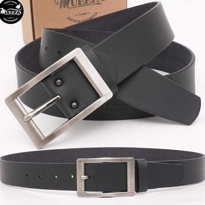 DB239 } เข็มขัด Mueza เข็มขัดผู้ชายและผู้หญิง Premium Pu หนัง 4 ซม. MBUJ4 ขนาดใหญ่ 150 ซม. NW4 001