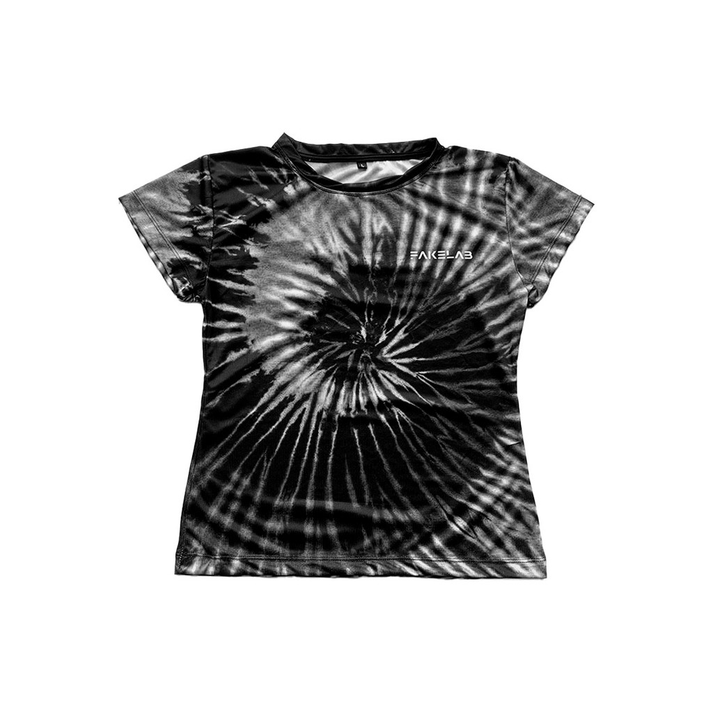 Fakelab Women Spiral Jersey Running 100gsm / Tiedye Dry Fit Century / แขนสั้น / เสื้อวิ่งผู้หญิง / กีฬา / ชุดกีฬา