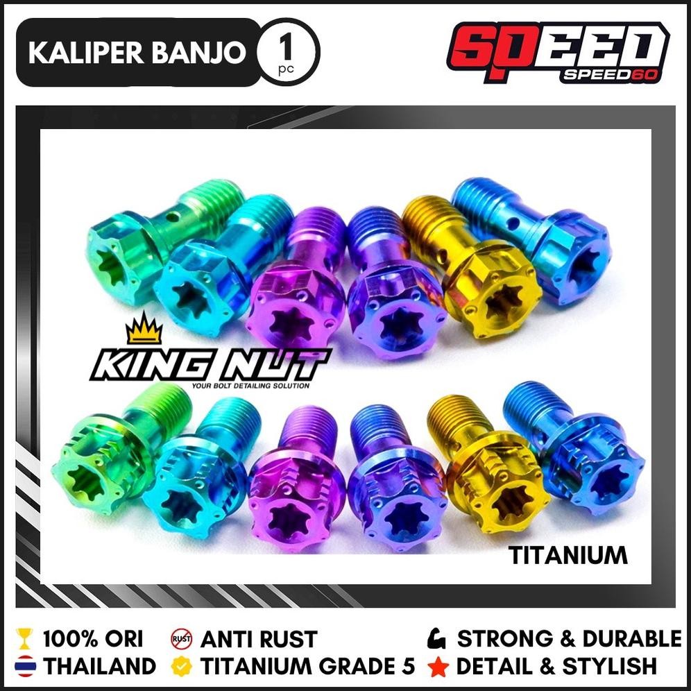 Bf888S Probolt Titanium Caliper Bolt Banjo หยาบสายเบรค Fine เกรด 5 King Nut Ty69