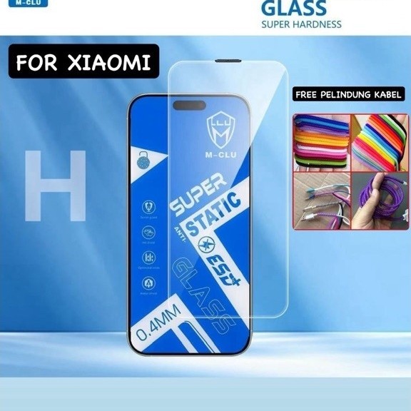 กระจกนิรภัย Bening Clear Esd Full Transparency MCLU สําหรับ Xiaomi MI 9 MI 9 PRO MI 9 LITE MI 9X MI 