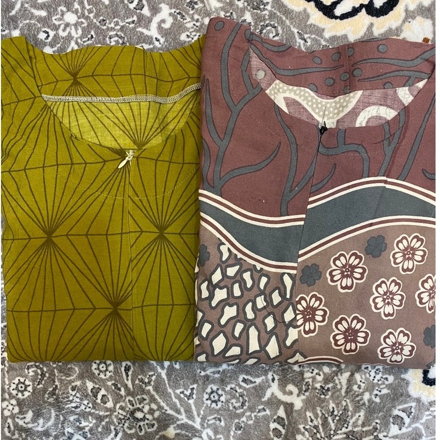 CAMELLIA BOUTIQUE 99 || BUNDLING 2 MAURA DRESS (ZEHRA MAUVE + ADANA LIME)