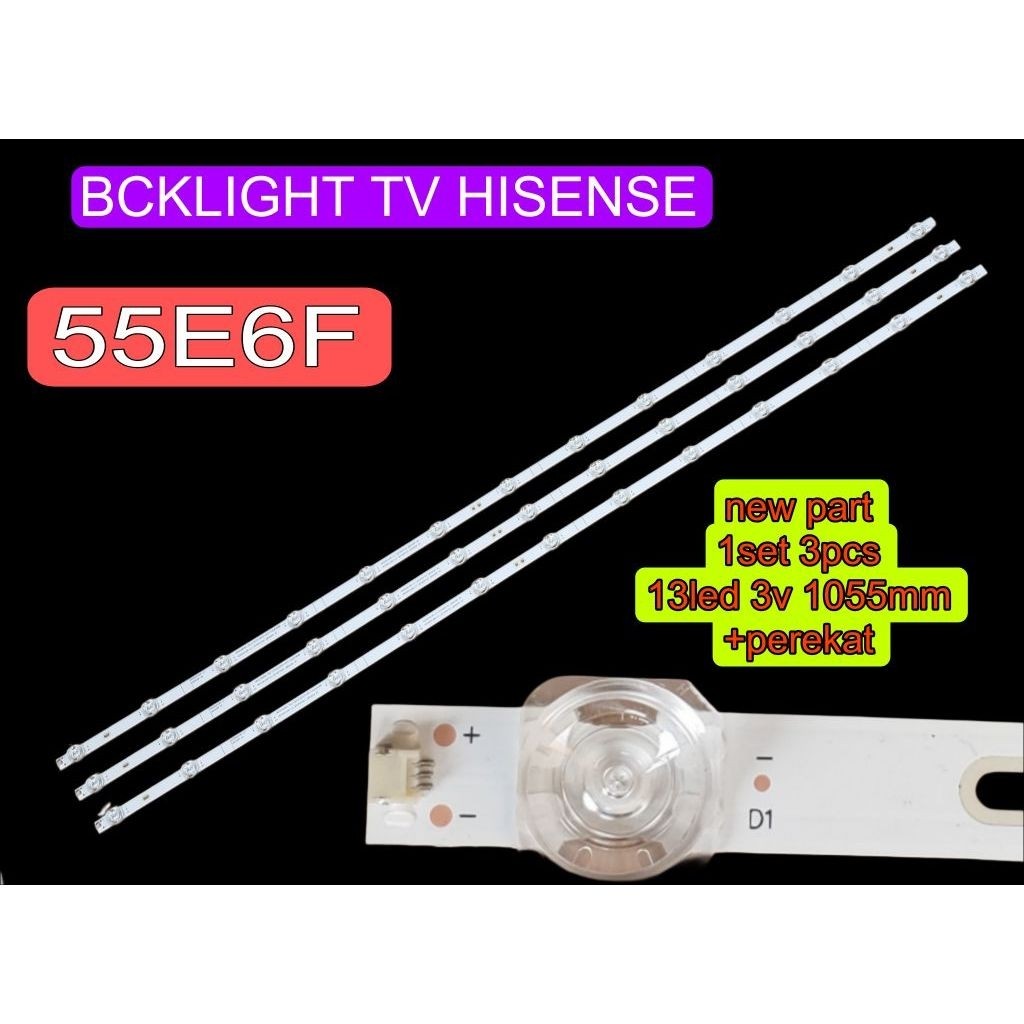 LED BACKLIGHT BL TV HISENSE 55E6F 13LED