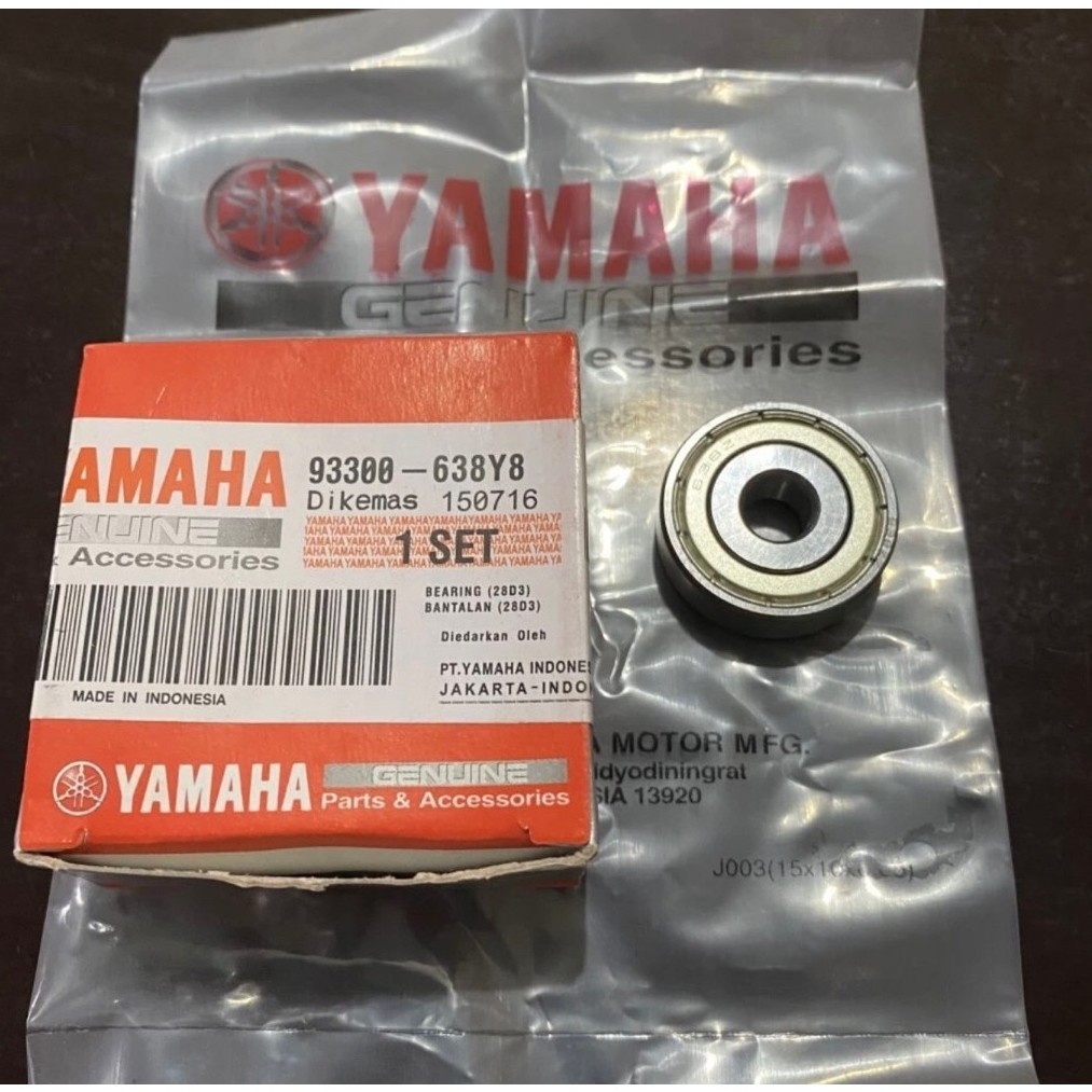 Yamaha Bearing Lahar Laher Motor 638Z 93300-638 28D3 Mio CVT Bak OEM