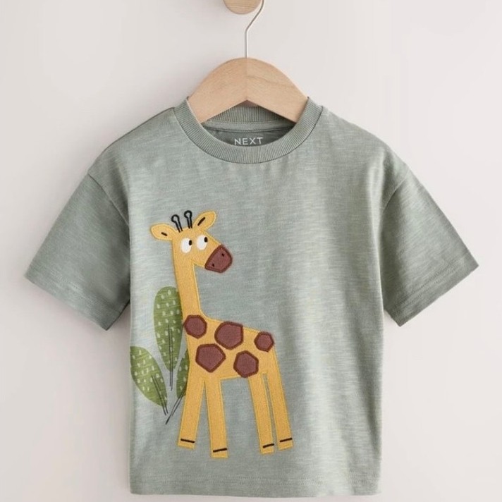 NEX****T - เสื้อยืด GIRAFFE APPLIQUE 1.5-2Y, 3-4Y & 4-5Y