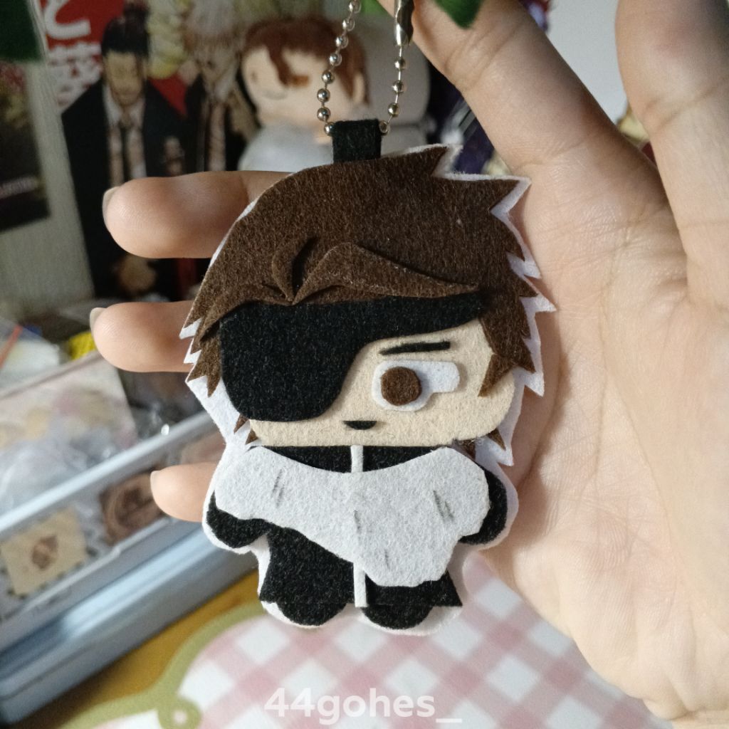 พวงกุญแจสักหลาด Aizen Sosuke, Fanmerch Bleach