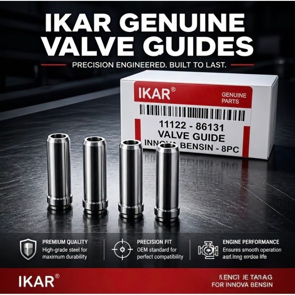 8 ชิ้นวาล์ว BUSH/VALVE BOTTLE/VALVE GUIDE (IN & EX) TOYOTA INNOVA 2.0cc เบนซิน 1TR-FE/HILUX 2.0cc-2.