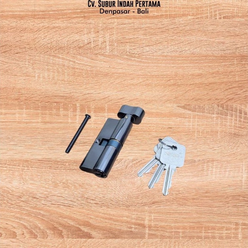 CYLINDER DEKKSON CYL TC DL 70MM BLACK PEARL