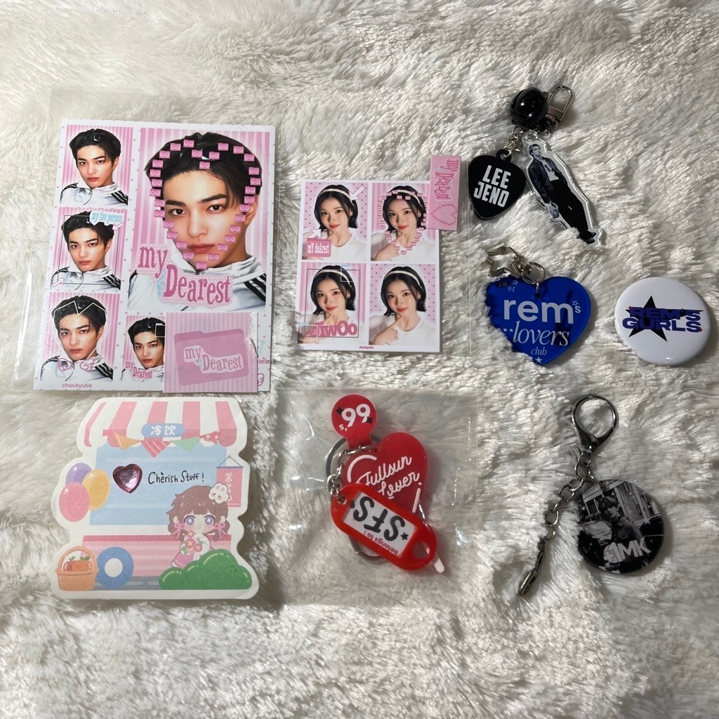 พวงกุญแจ GANTUNGAN NCT Dream Haechan Taste ID Photo Jiwoo Hearts2Hearts Keonho Cortis