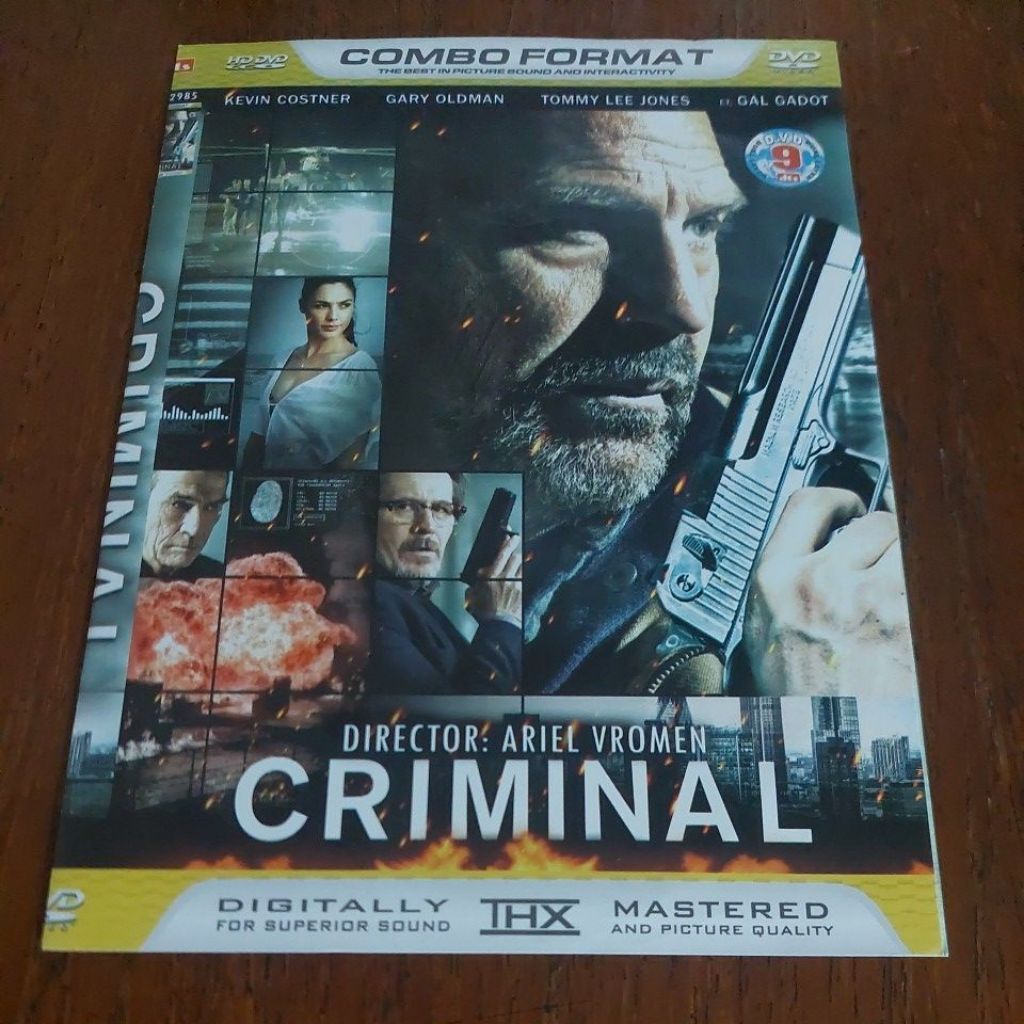 " CRIMINAL" KEVIN COSTNER - GRARY OLDMAN - TOMMY LEE JONES - GAL GATT
