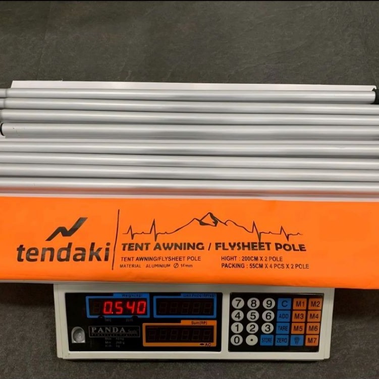 Tendaki Awing Pole / เสาฟลายชีท 200ซม. x 2 เสา