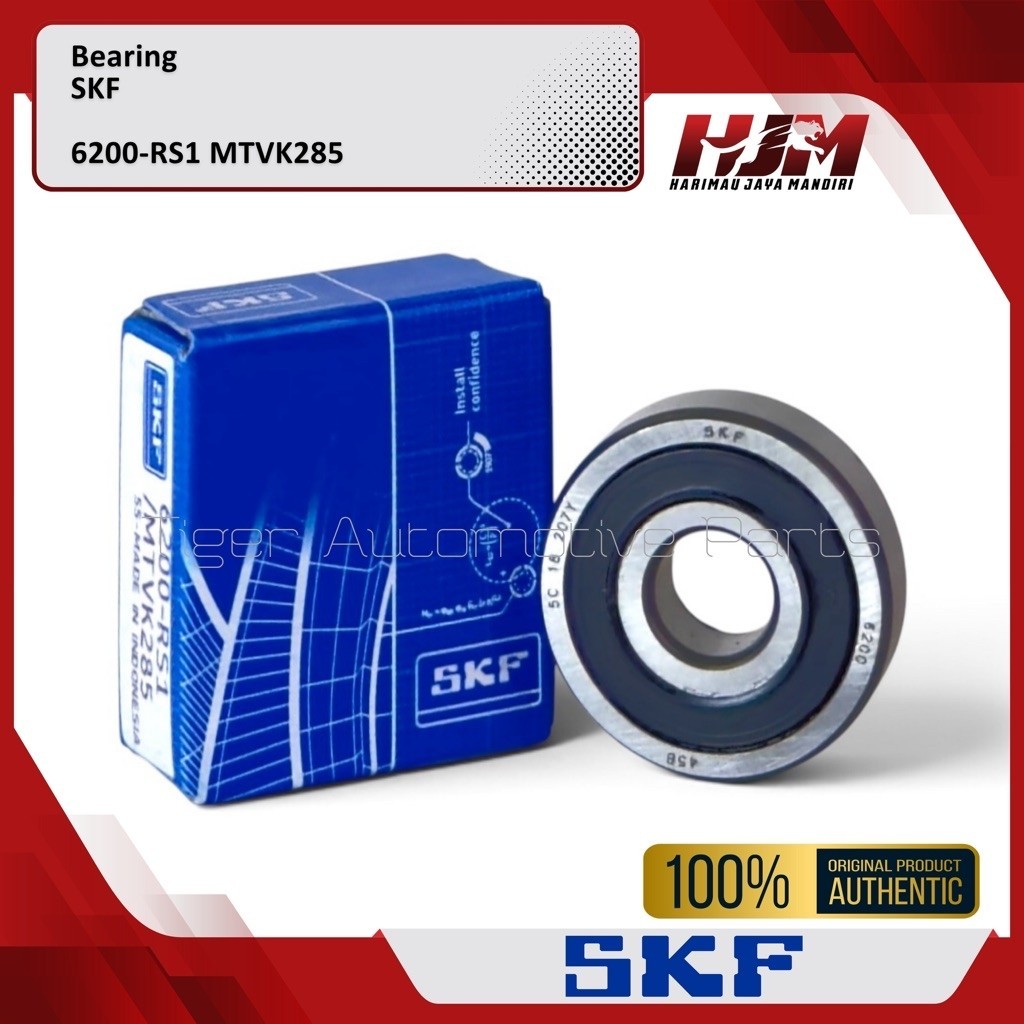 แบริ่ง SKF Blue Box 6200-RS1 MTVK285 Original - Lahar 6200 RS - Kolahar Laher Laker