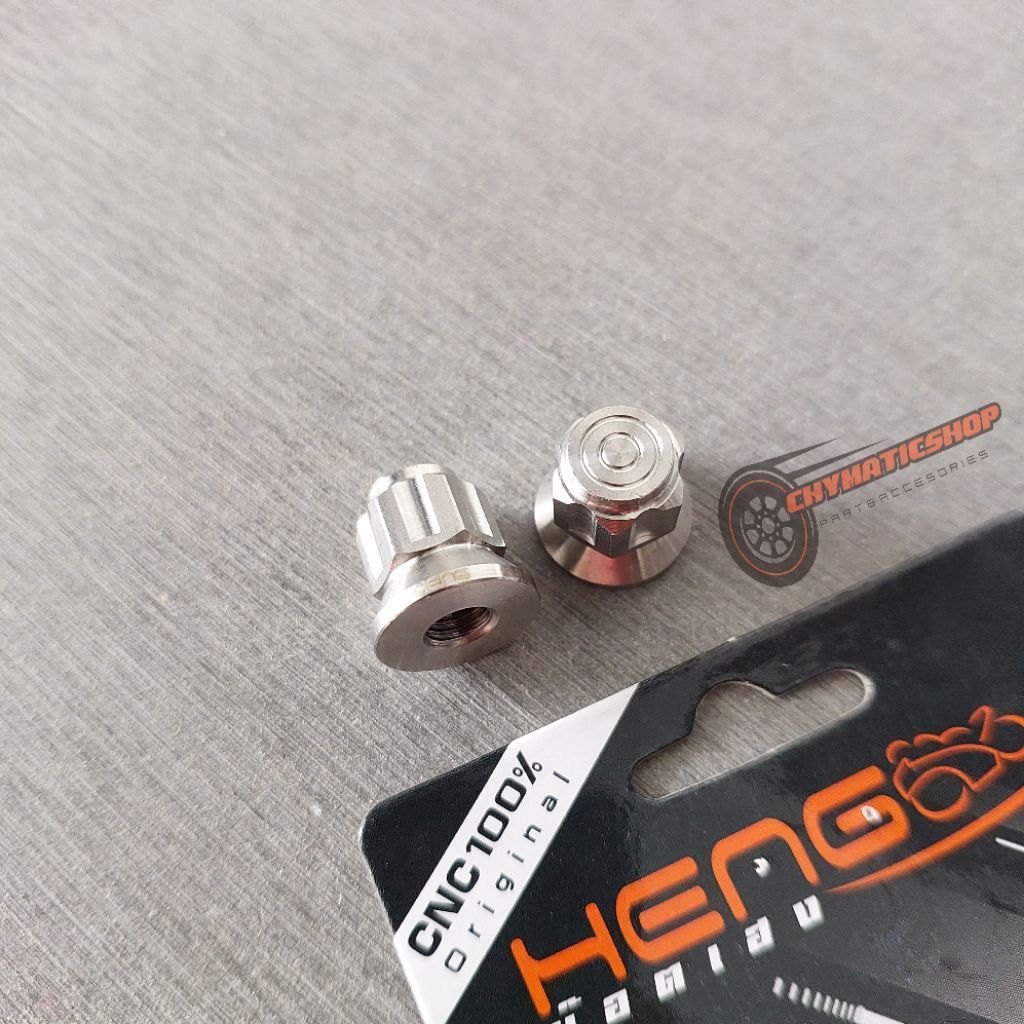 Original Heng สแตนเลส 11 ฝาเกลียว M7 น็อตหัว